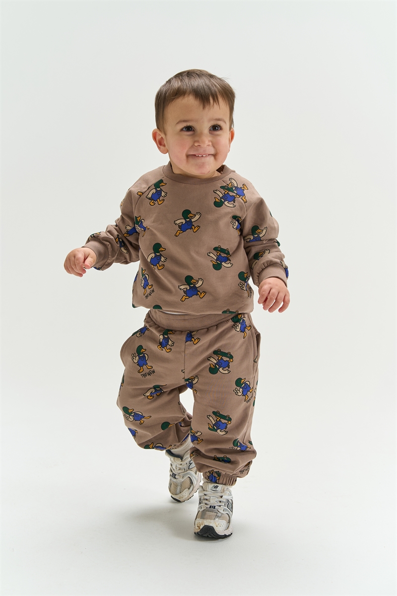 The New Siblings Sweatshirt Tvhil - Taupe Gray